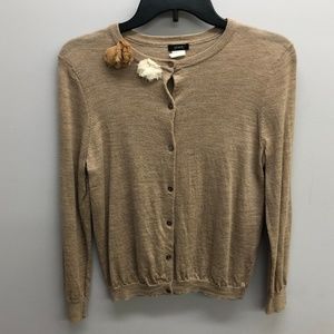 J. Crew 100% Merino Wool Button-Down Sweater